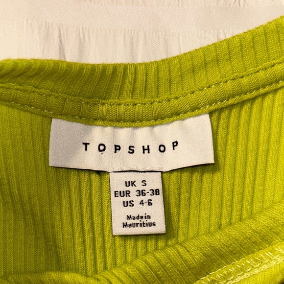Top shop Top lime green - Picture 3 of 3